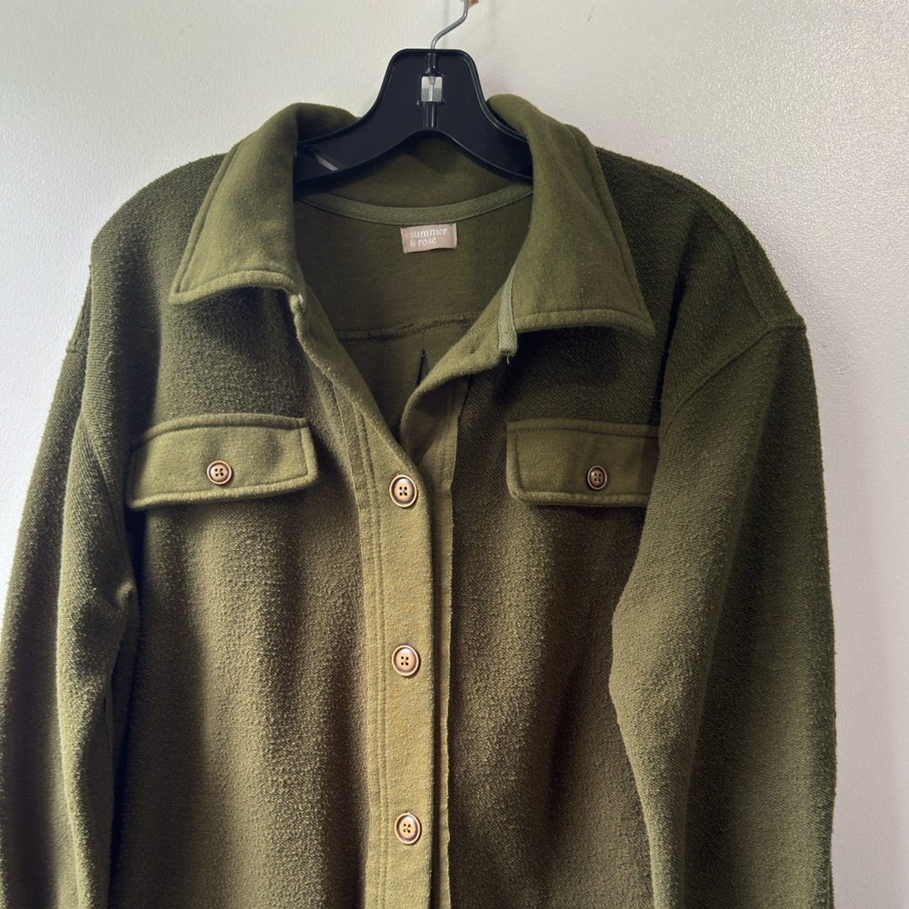 Summer & Rose Oversized Tucson Shirt Jacket Sz S/M - Picture 3 of 12